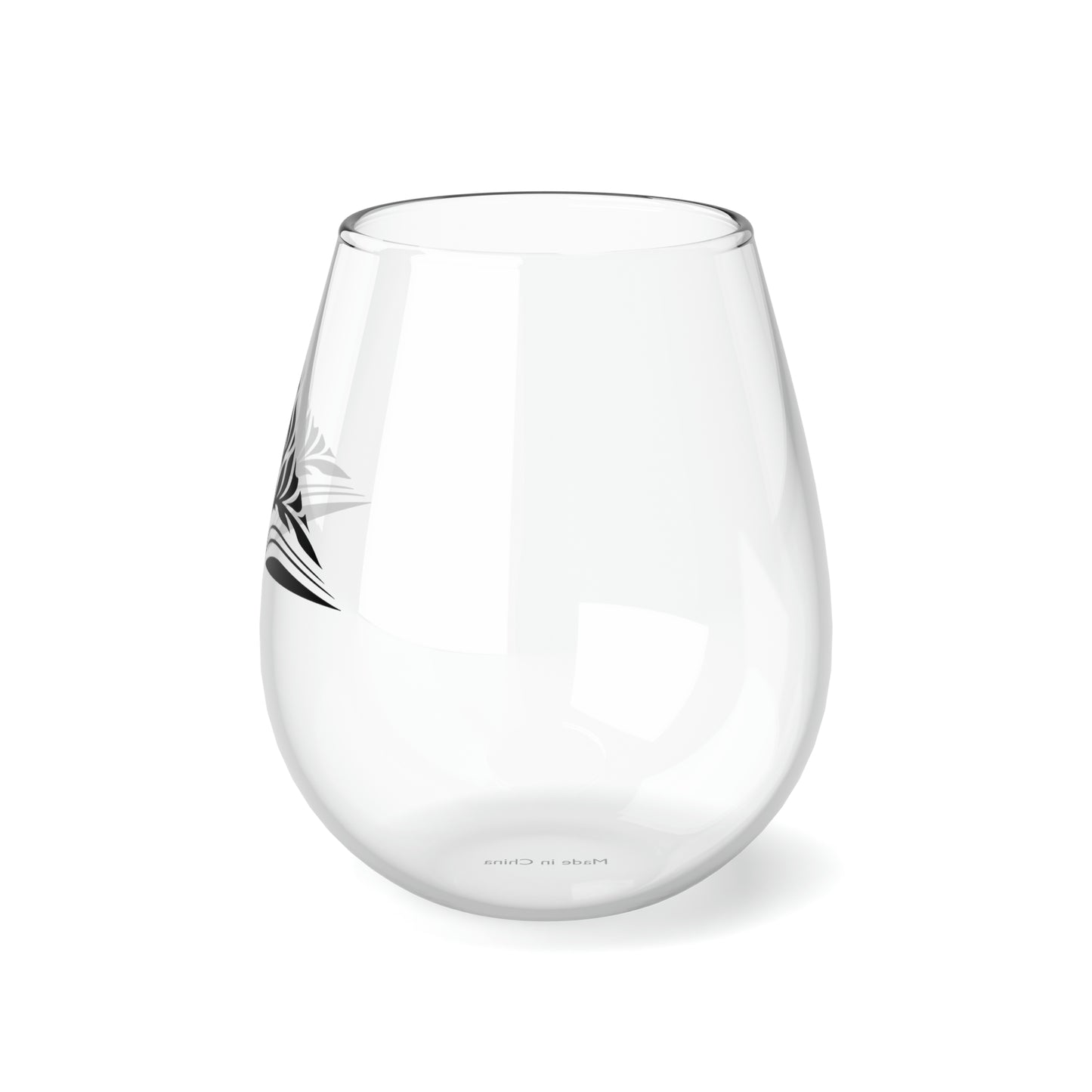 I'll toast to the Mystic & Noank Library! - stemless wine glass, 11.75oz