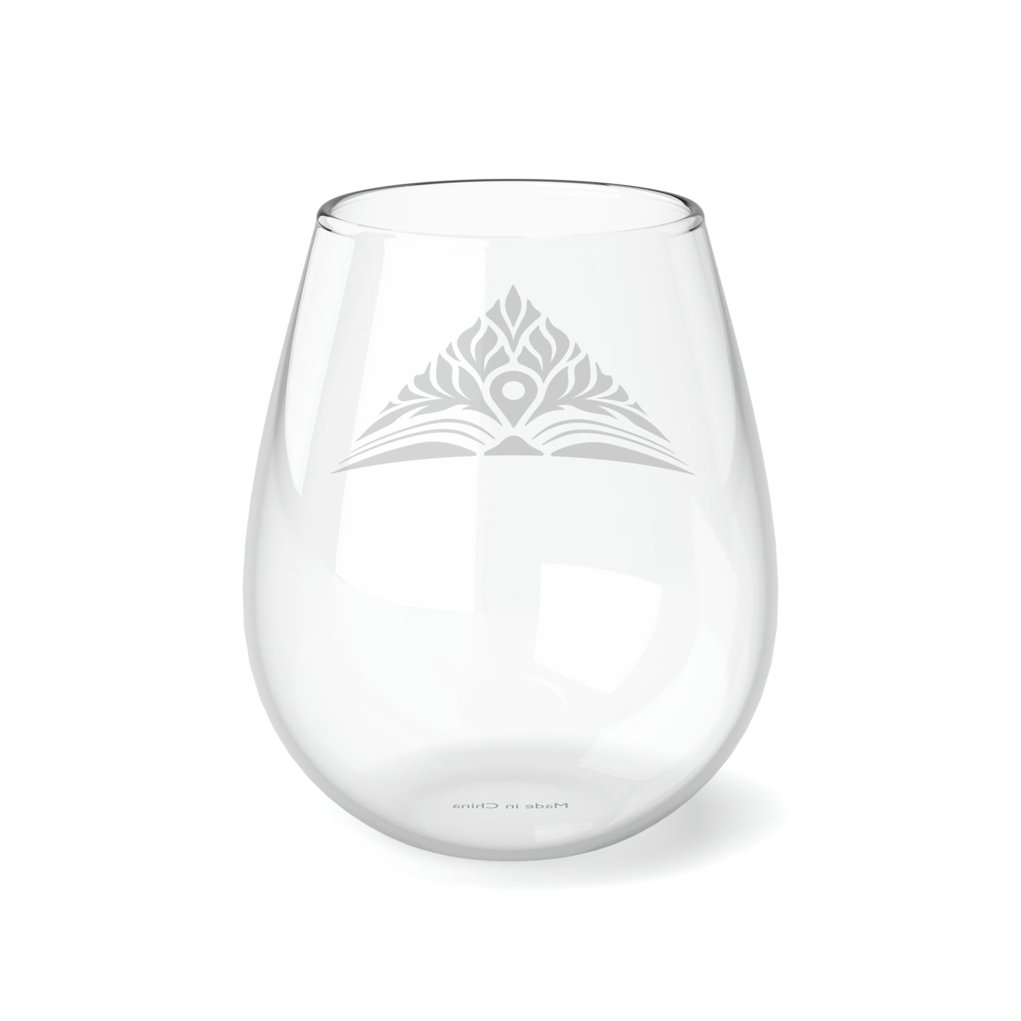 I'll toast to the Mystic & Noank Library! - stemless wine glass, 11.75oz